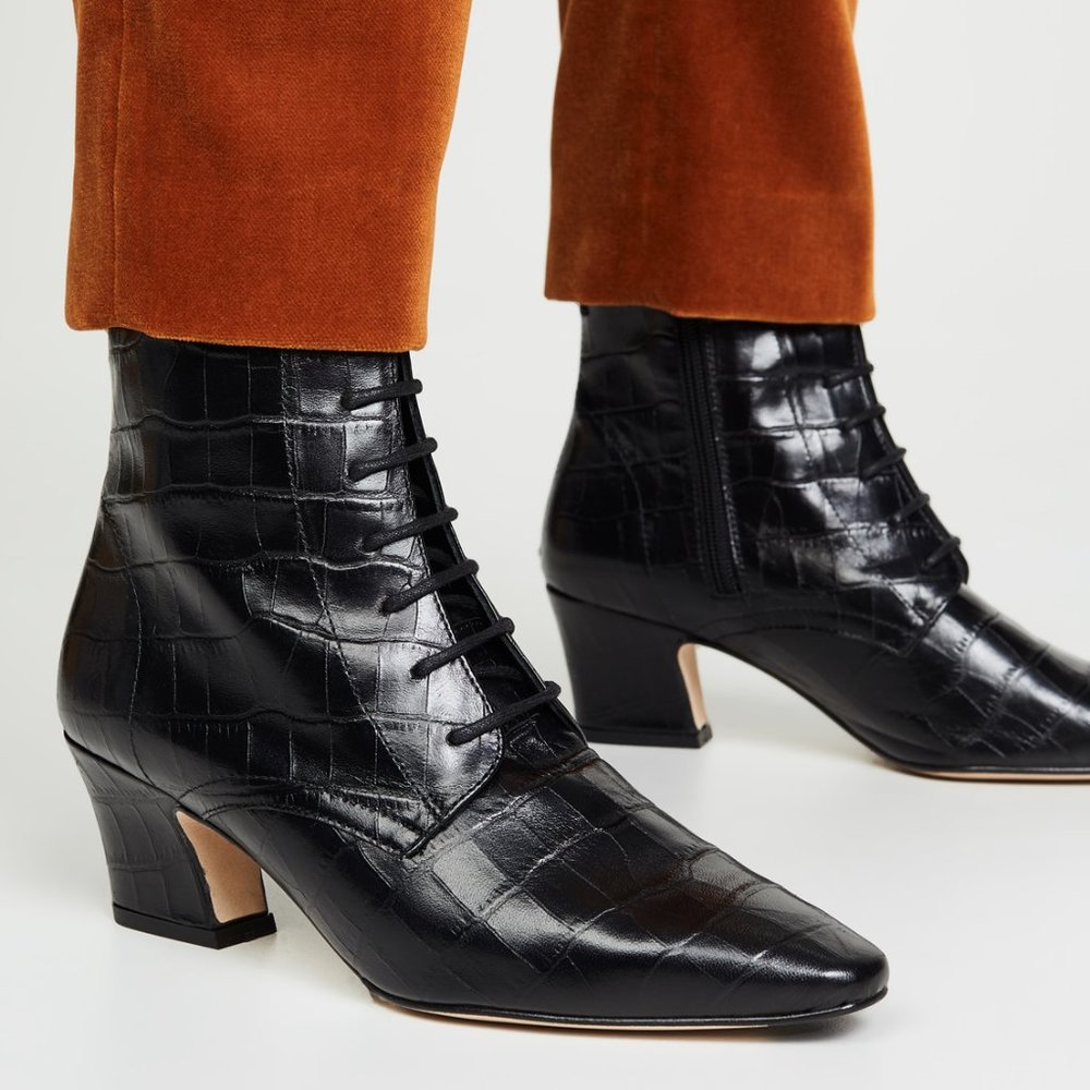 Miista Zelie Lace Up Booties